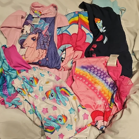 Colorful My Little Pony Pajama Set - Picture 1 of 10